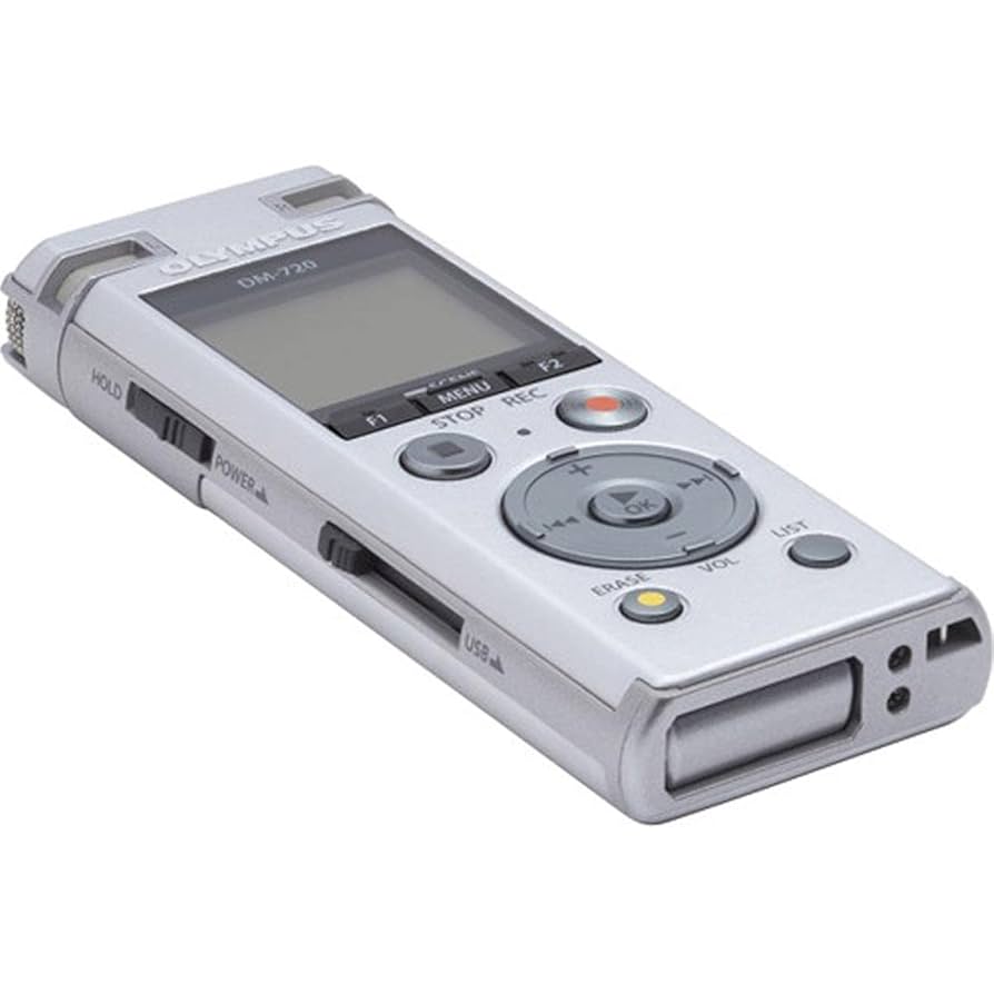 新品 未使用OLYMPUS DM-720 SLV Amazon.com: OM SYSTEM OLYMPUS Voice Recorder DM-720 with 4GB